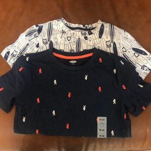 2 short sleeve t-shirts - Old Navy Boys M (8)